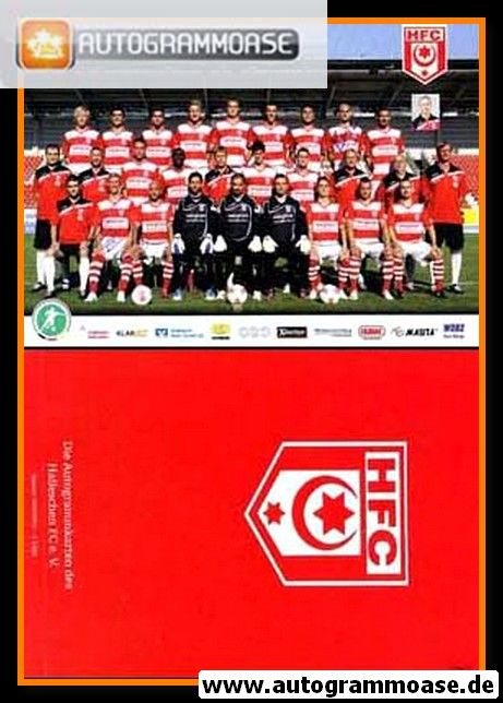 Mannschaftskarte Fussball | Hallescher FC | 2012 + 3 AG