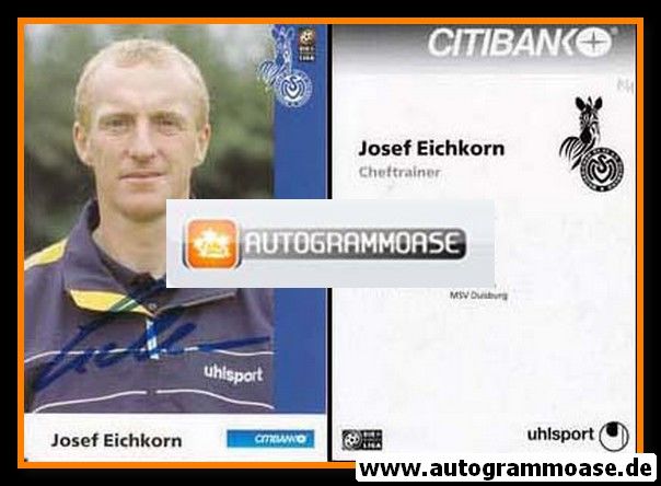 Autogramm Fussball | MSV Duisburg | 2000 | Josef EICHKORN