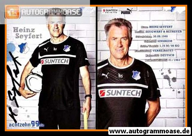Autogramm Fussball | TSG 1899 Hoffenheim | 2012 | Heinz SEYFERT
