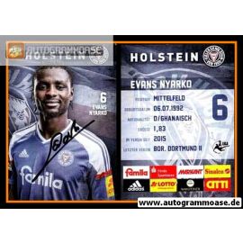 Autogramm Fussball | Holstein Kiel | 2015 | Evans NYARKO