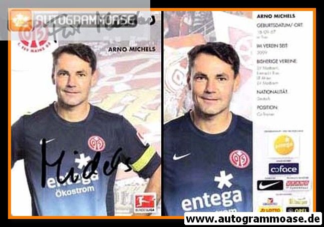 Autogramm Fussball | FSV Mainz 05 | 2013 | Arno MICHELS
