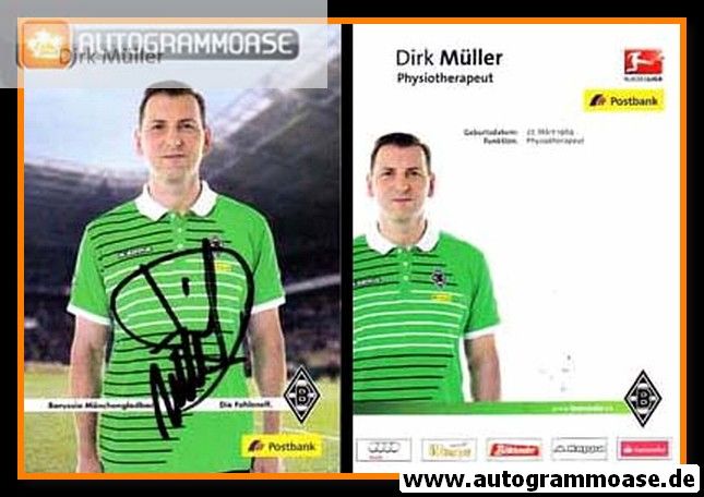 Autogramm Fussball | Borussia Mönchengladbach | 2013 | Dirk MÜLLER