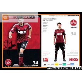 Autogramm Fussball | 1. FC Nürnberg | 2013 | Sebastian GÄRTNER