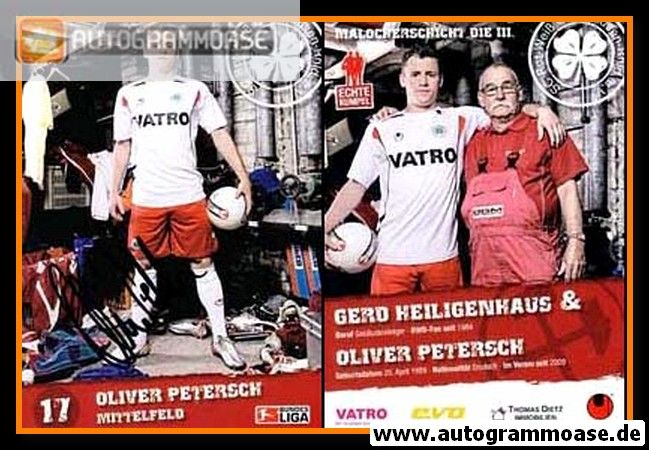 Autogramm Fussball | Rot-Weiss Oberhausen | 2009 | Oliver PETERSCH