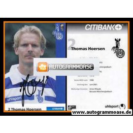 Autogramm Fussball | MSV Duisburg | 2001 | Thomas HOERSEN