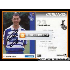 Autogramm Fussball | MSV Duisburg | 2001 | Ralf KEIDEL