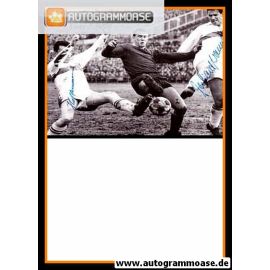 Autogramme Fussball | VfB Stuttgart | 1963 Foto | Theodor HOFFMANN + Gerhard WANNER (Spielszene SW)