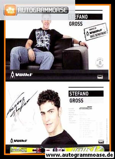 Autogramm Ski Alpin | Stefano GROSS | 2012 (Völkl XL)