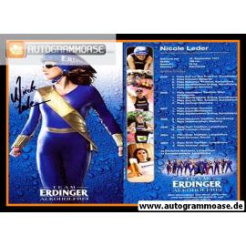 Autogramm Triathlon | Nicole LEDER | 2009 (Portrait Color) Erdinger XL