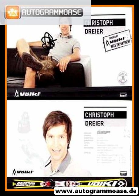 Autogramm Ski Alpin | Christoph DREIER | 2011 (Völkl XL)