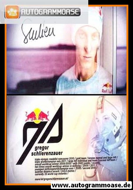 Autogramm Skispringen | Gregor SCHLIERENZAUER | 2011 (Red Bull XL)