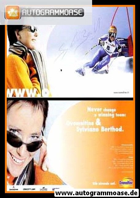 Autogramm Ski Alpin | Sylviane BERTHOD | 2004 (Ovomaltime XL)