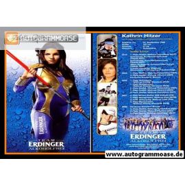 Autogramm Biathlon | Kathrin HITZER | 2010 (Portrait Color) Erdinger XL