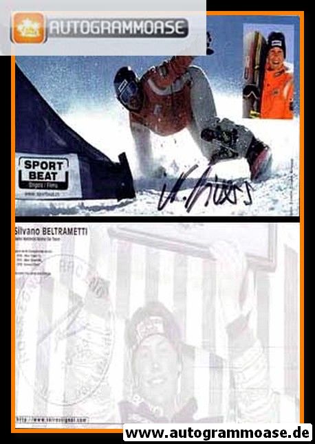Autogramm Snowboard | Nadia LIVERS | 2000er (Sport Beat XL)