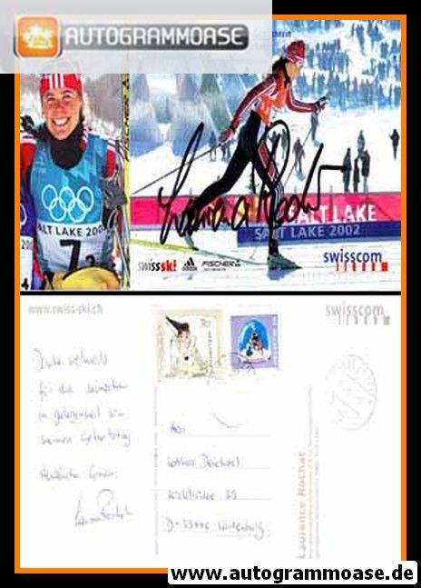 Autogramm Langlauf | Laurence ROCHAT | 2002 (Swiss Ski XL)