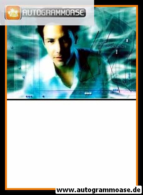 Autogramm Film (Kanada) | Keanu REEVES | 2004 "Matrix"