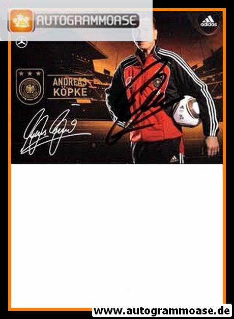 Autogramm Fussball | DFB | 2010-1 Adidas | Andreas KÖPKE (plus Druck)