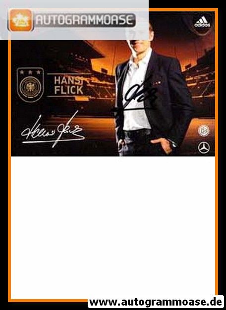 Autogramm Fussball | DFB | 2010-1 Adidas | Hansi FLICK (plus Druck)