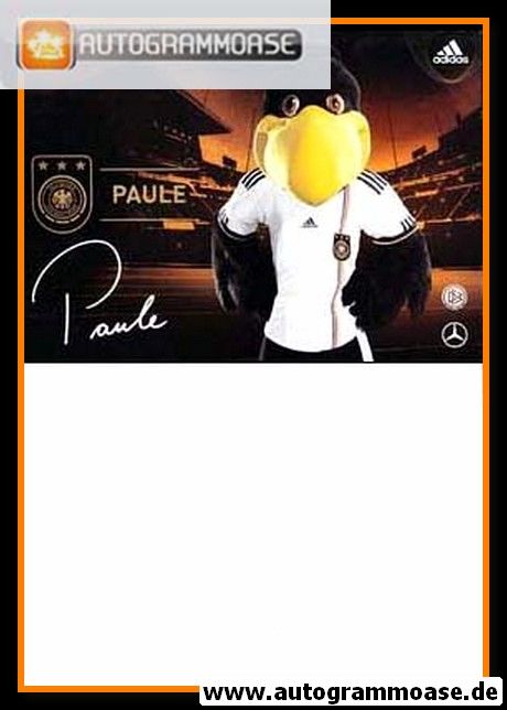 Autogramm Fussball | DFB | 2010-1 Adidas | PAULE (Maskottchen)
