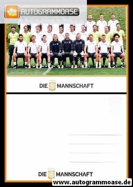 Mannschaftskarte Fussball | DFB | 2016 Adidas