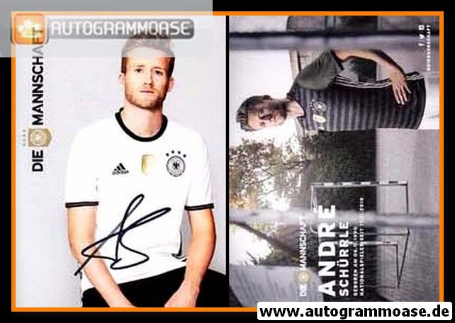 Autogramm Fussball | DFB | 2016 Adidas | Andre SCHÜRRLE
