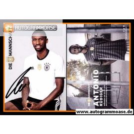 Autogramm Fussball | DFB | 2016 Adidas | Antonio RÜDIGER