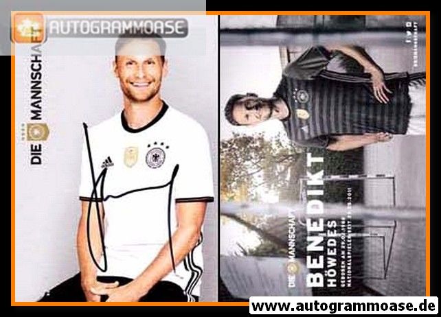 Autogramm Fussball | DFB | 2016 Adidas | Benedikt HÖWEDES