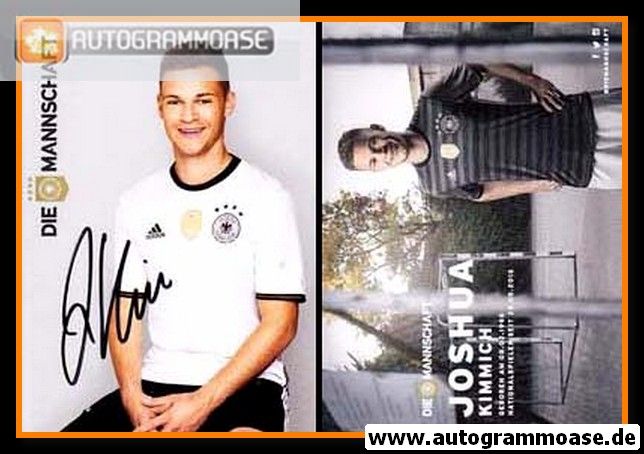 Autogramm Fussball | DFB | 2016 Adidas | Joshua KIMMICH