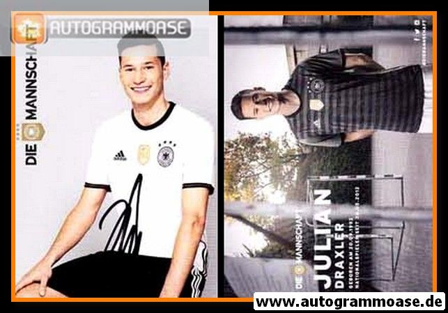 Autogramm Fussball | DFB | 2016 Adidas | Julian DRAXLER