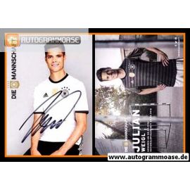 Autogramm Fussball | DFB | 2016 Adidas | Julian WEIGL