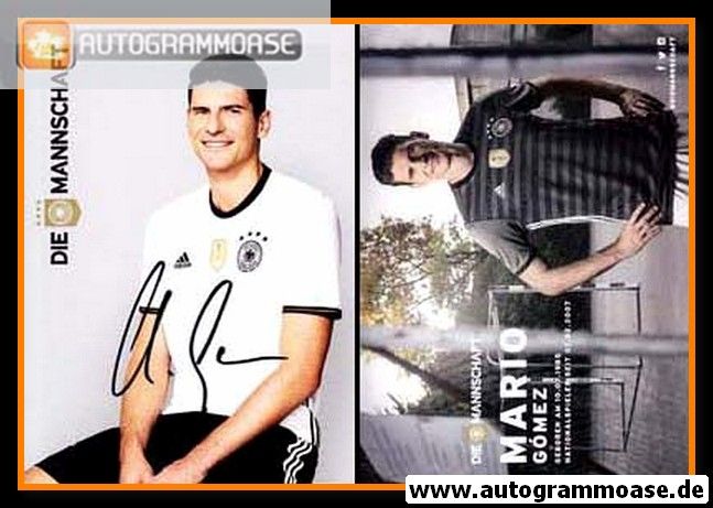 Autogramm Fussball | DFB | 2016 Adidas | Mario GOMEZ