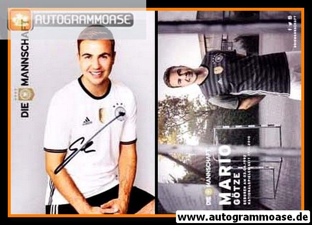 Autogramm Fussball | DFB | 2016 Adidas | Mario GÖTZE
