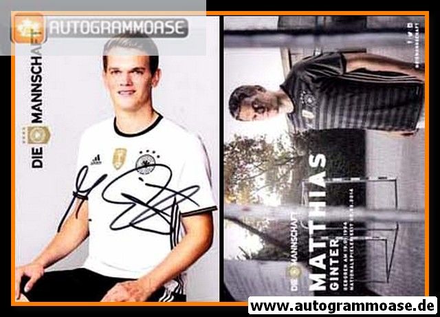 Autogramm Fussball | DFB | 2016 Adidas | Matthias GINTER