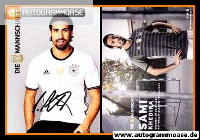Autogramm Fussball | DFB | 2016 Adidas | Sami KHEDIRA