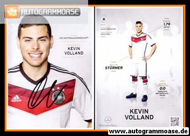 Autogramm Fussball | DFB | 2014 Adidas | Kevin VOLLAND (3 Sterne)
