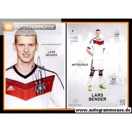 Autogramm Fussball | DFB | 2014 Adidas | Lars BENDER (3 Sterne)