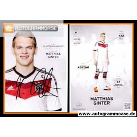 Autogramm Fussball | DFB | 2014 Adidas | Matthias GINTER (3 Sterne)