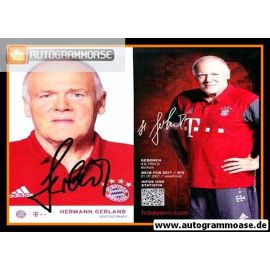 Autogramm Fussball | FC Bayern München | 2016 | Hermann GERLAND