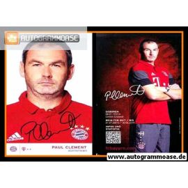 Autogramm Fussball | FC Bayern München | 2016 | Paul CLEMENT