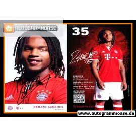 Autogramm Fussball | FC Bayern München | 2016 | Renato SANCHES