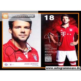 Autogramm Fussball | FC Bayern München | 2016 | Juan BERNAT