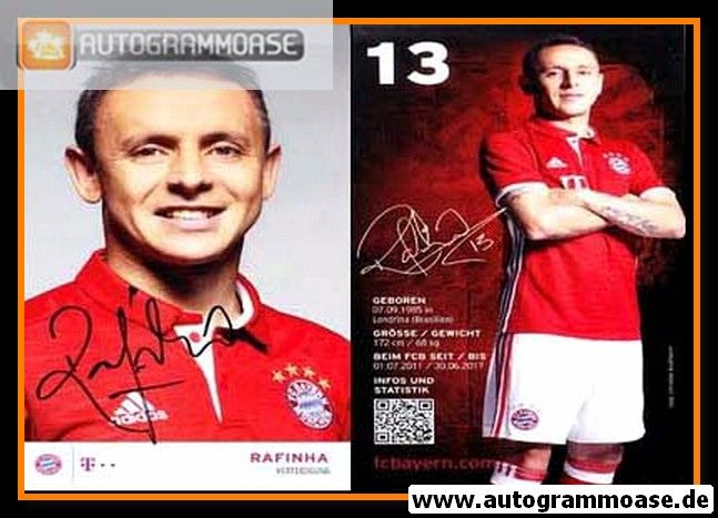 Autogramm Fussball | FC Bayern München | 2016 | RAFINHA