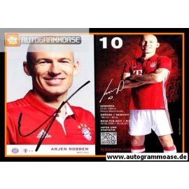 Autogramm Fussball | FC Bayern München | 2016 | Arjen ROBBEN