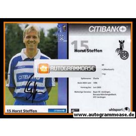 Autogramm Fussball | MSV Duisburg | 2001 | Horst STEFFEN