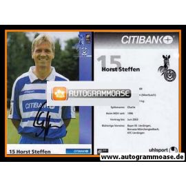 Autogramm Fussball | MSV Duisburg | 2001 | Horst STEFFEN _