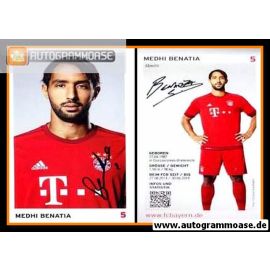 Autogramm Fussball | FC Bayern München | 2015 | Mehdi BENATIA