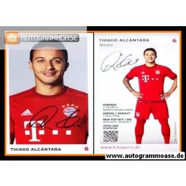 Autogramm Fussball | FC Bayern München | 2015 | Thiago ALCANTARA