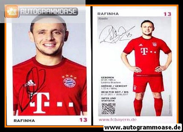 Autogramm Fussball | FC Bayern München | 2015 | RAFINHA