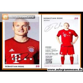 Autogramm Fussball | FC Bayern München | 2015 | Sebastian RODE