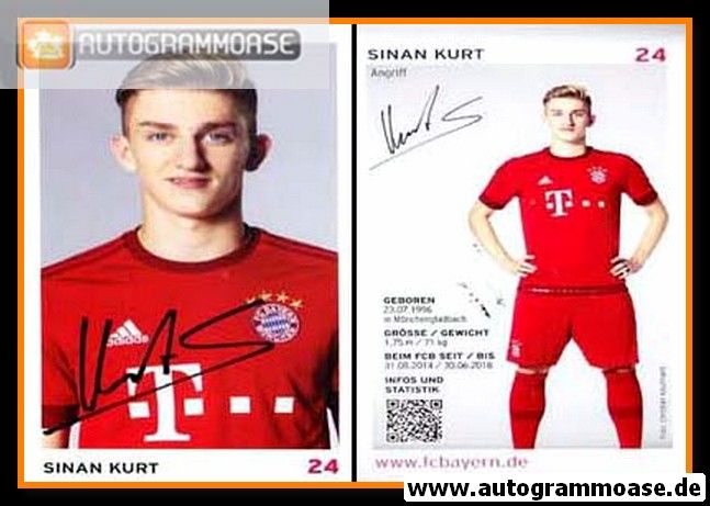 Autogramm Fussball | FC Bayern München | 2015 | Sinan KURT